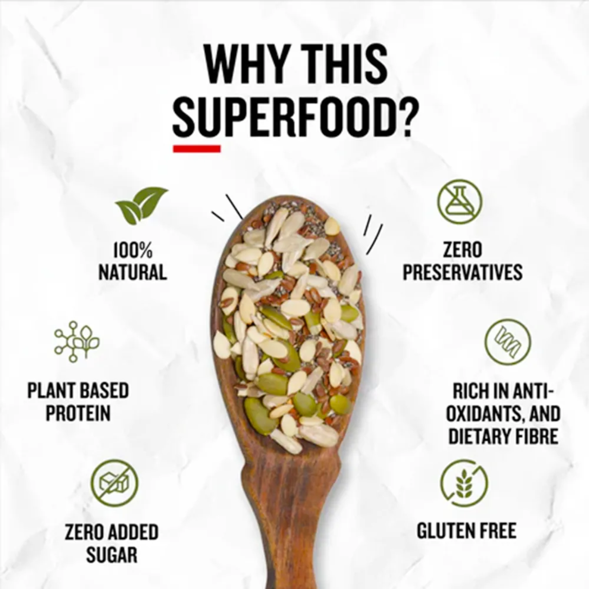 Super Six Seeds Mix – Organic Superfood